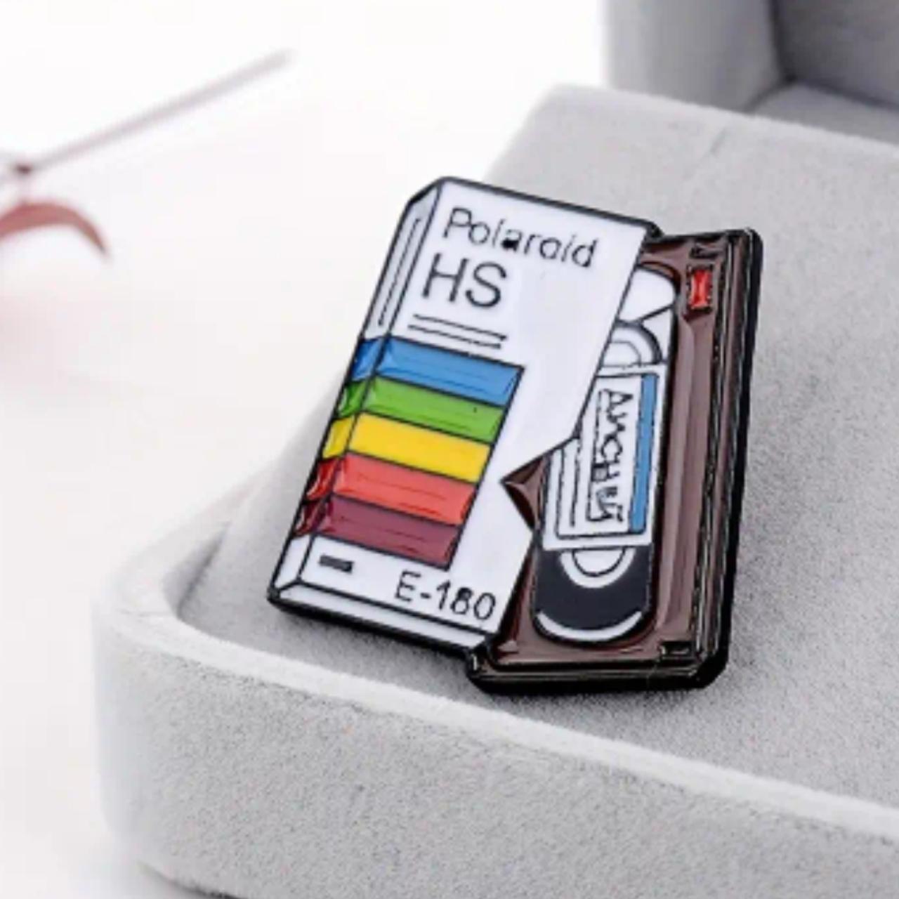 VHS Cassette Tape Pin