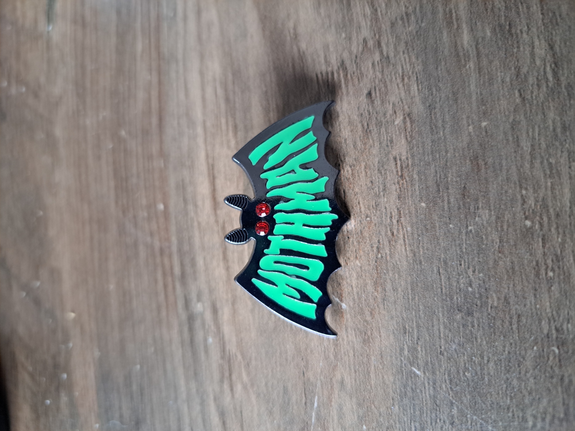 Mothman Glow In The Dark Pin