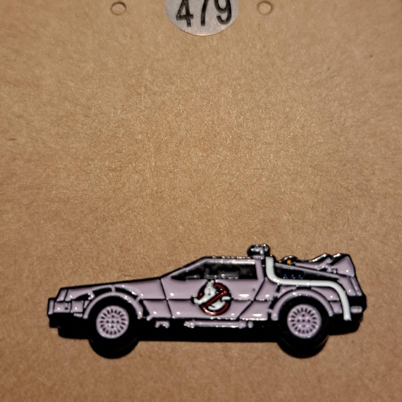Ghostbusters De Lorian Pin