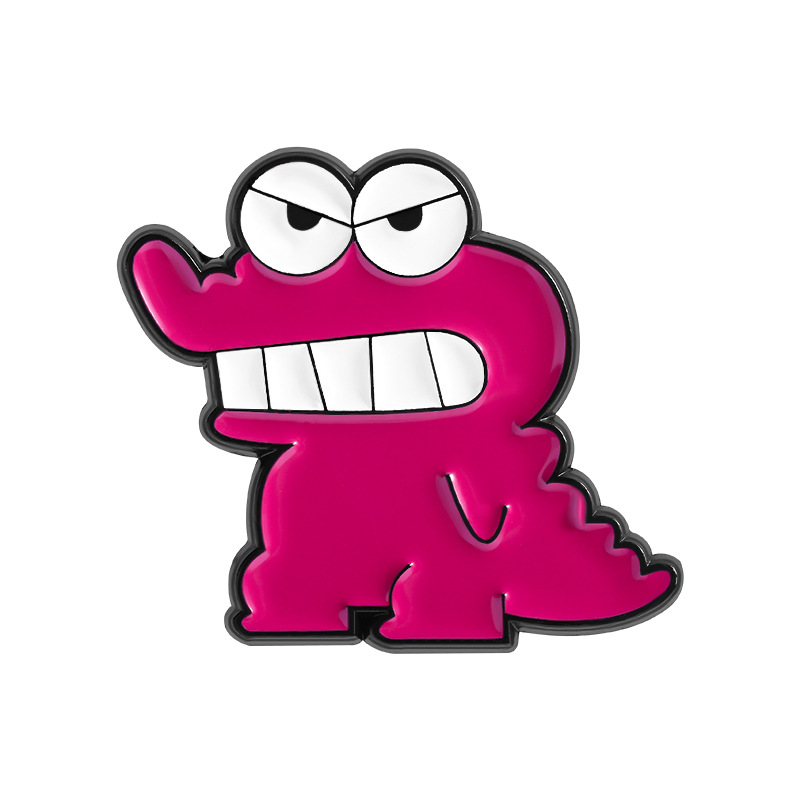 Pink Crocodile Pin