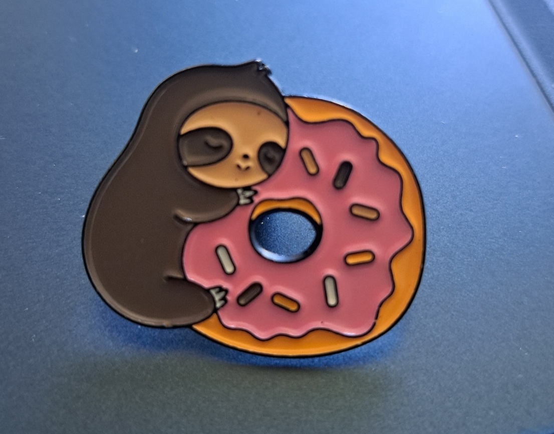 Sloth & Donut Pin