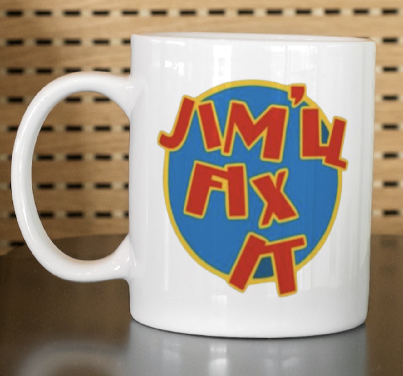 Jim'll Fix It Mug