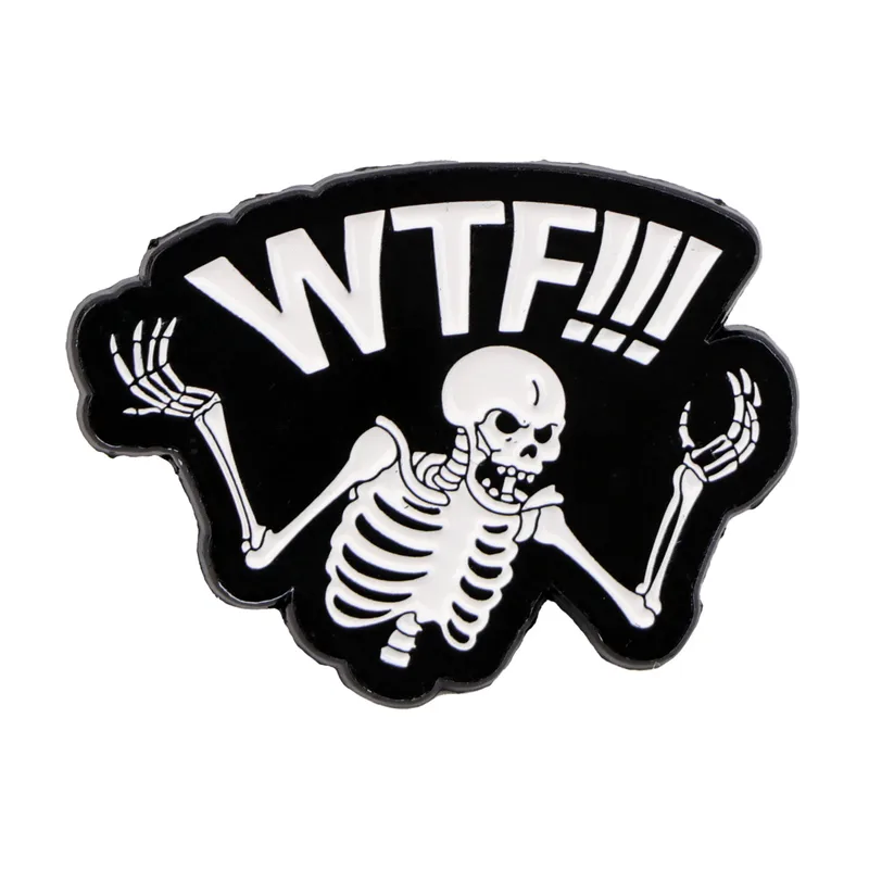 WTF Skeleton Pin