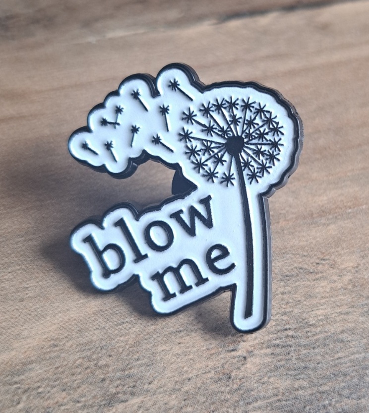 Dandelion 'Blow Me' Pin