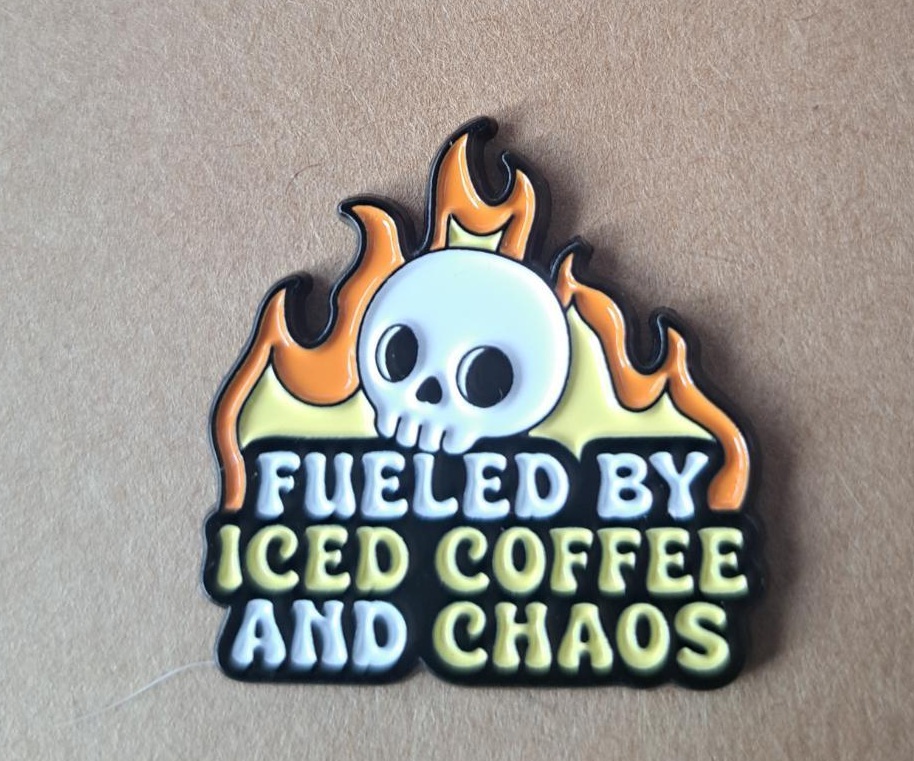 Coffee & Chaos Pin