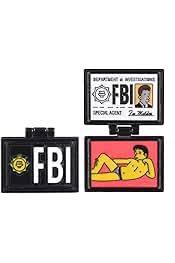 Simpsons X Files Badge Pin