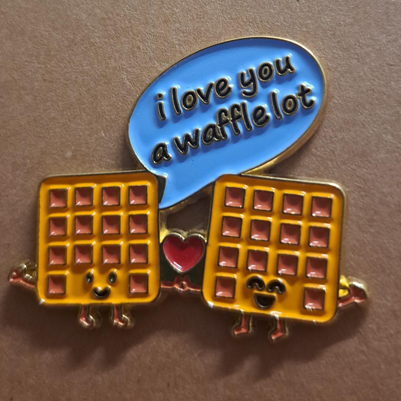Waffle Love Pin