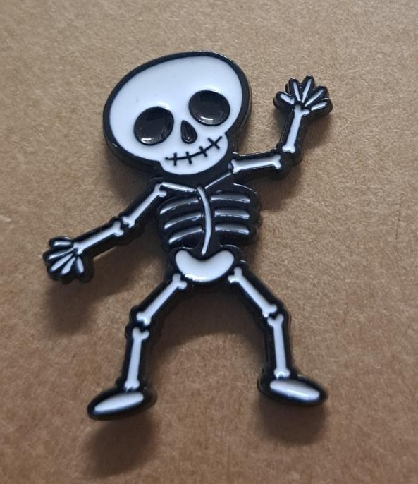 Dancing Skeleton Pin