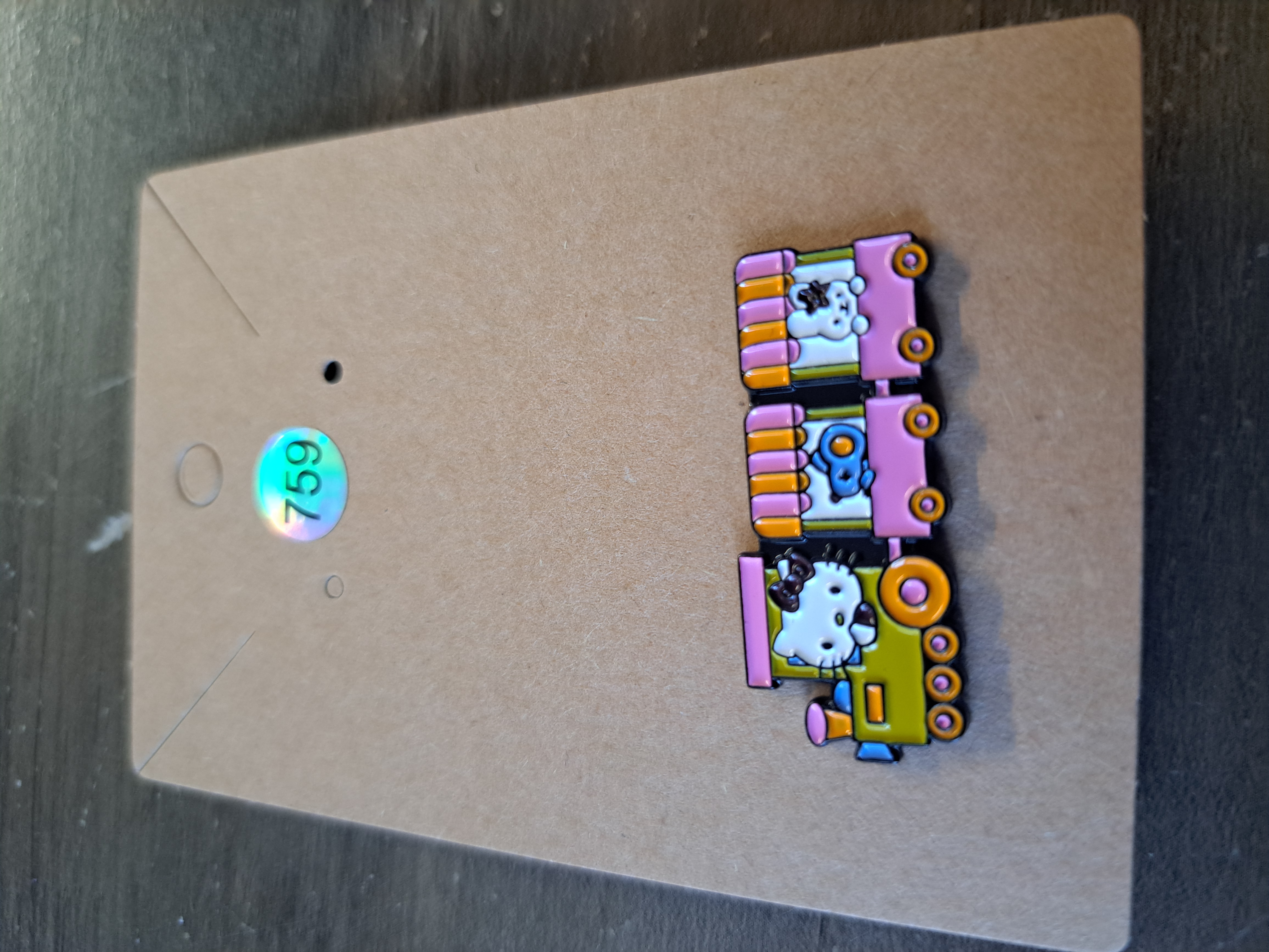 Hello Kitty Train Pin