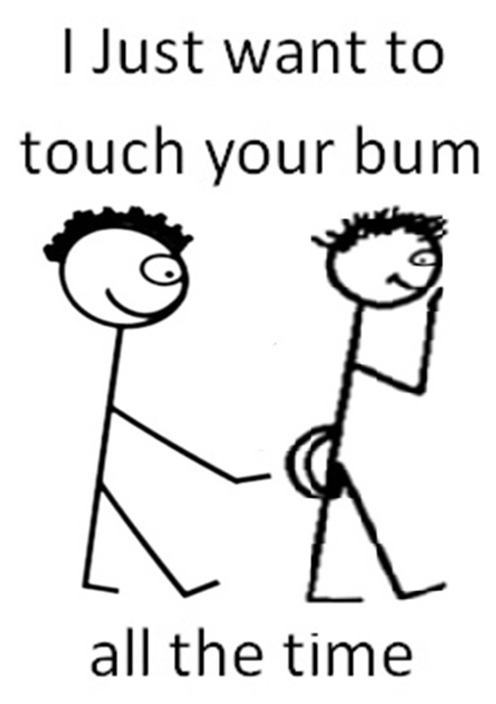 I Just Want To Touch Your Bum Mug