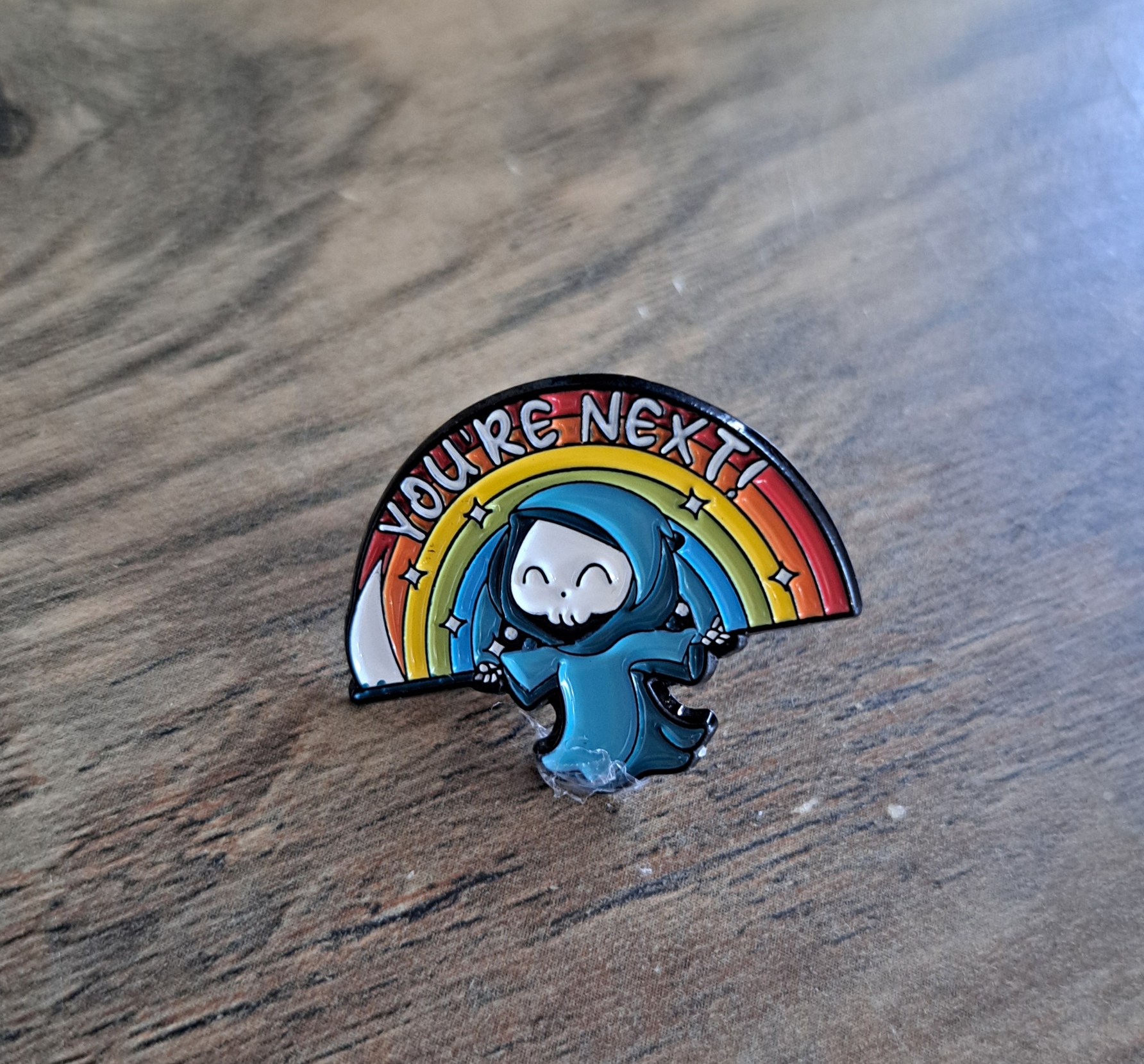 You're Next! Grim Reaper Pin