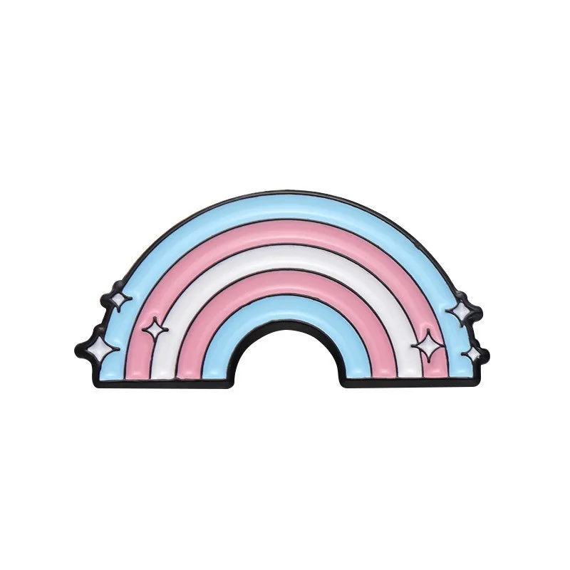 Transgender Pride Rainbow Pin