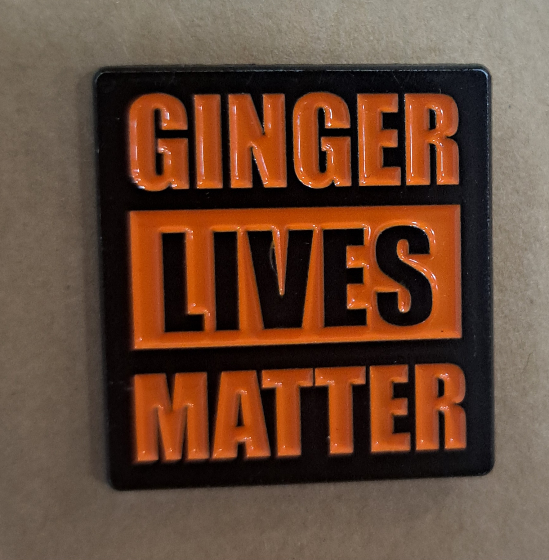 Ginger Lives Matter Pin