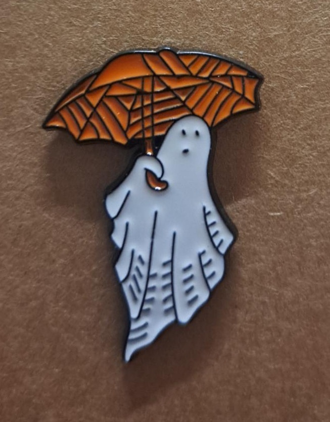 Ghost Umbrella Pin