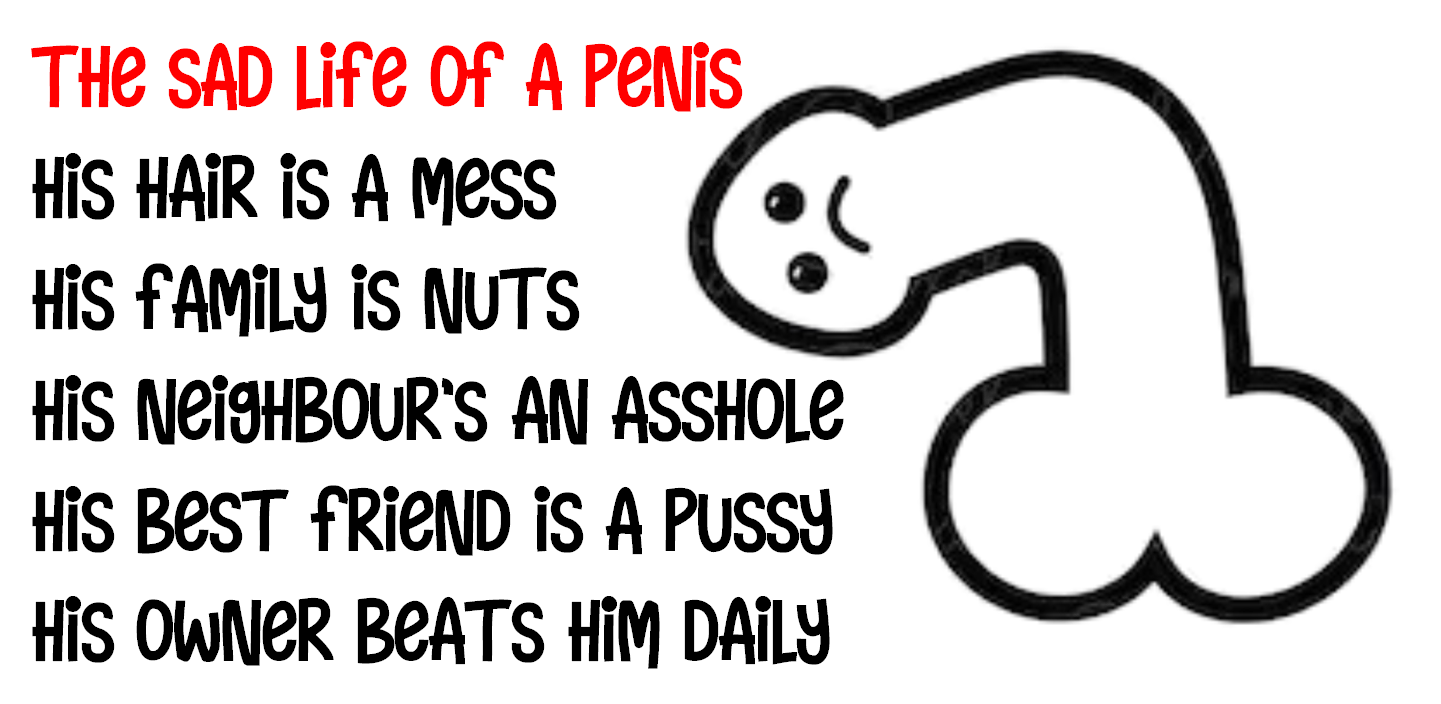 Sad Life Of A Penis Mug