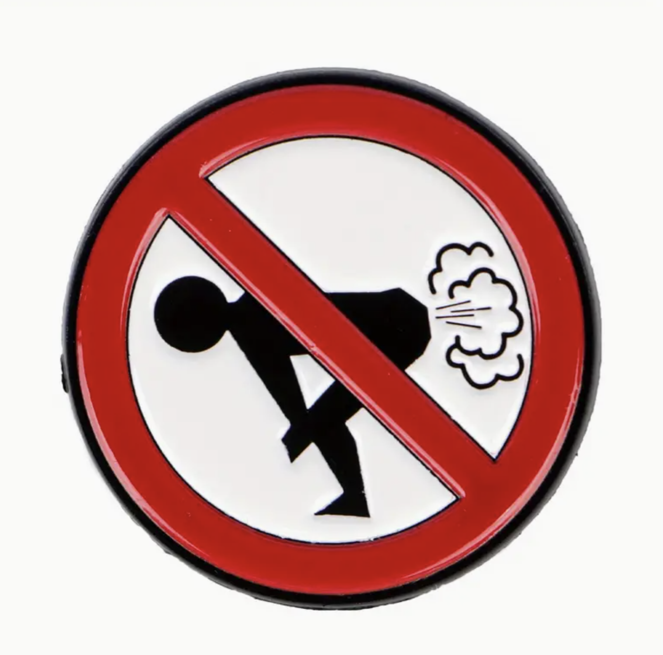 No Farting Pin Badge