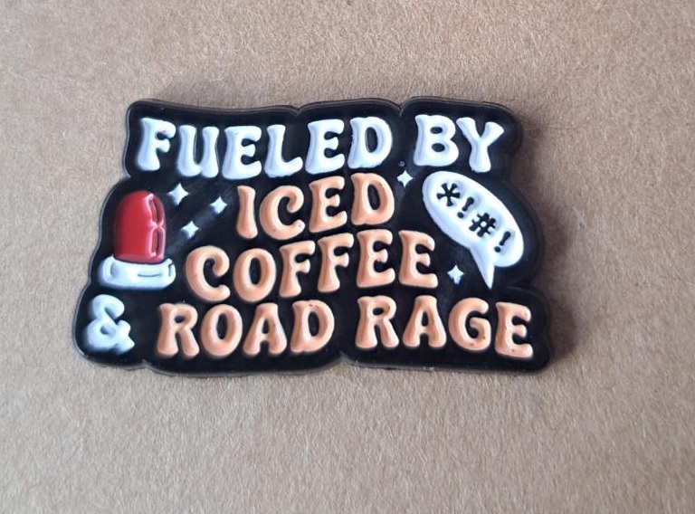 Coffee & Road Rage Pin