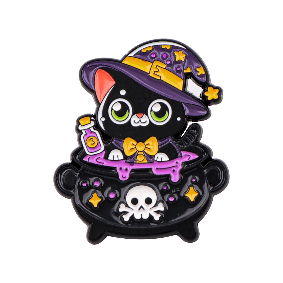 Witch Cat Enamel Pin