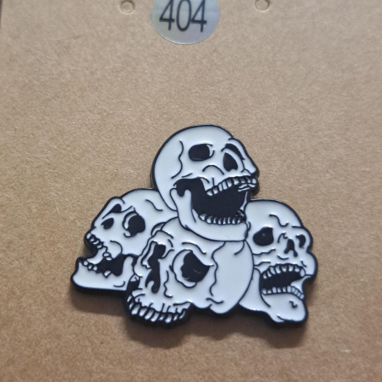 Pile Of Skulls Pin