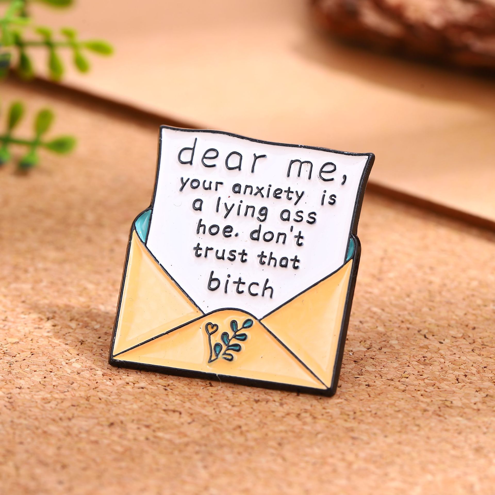 Dear Me Anxiety Pin