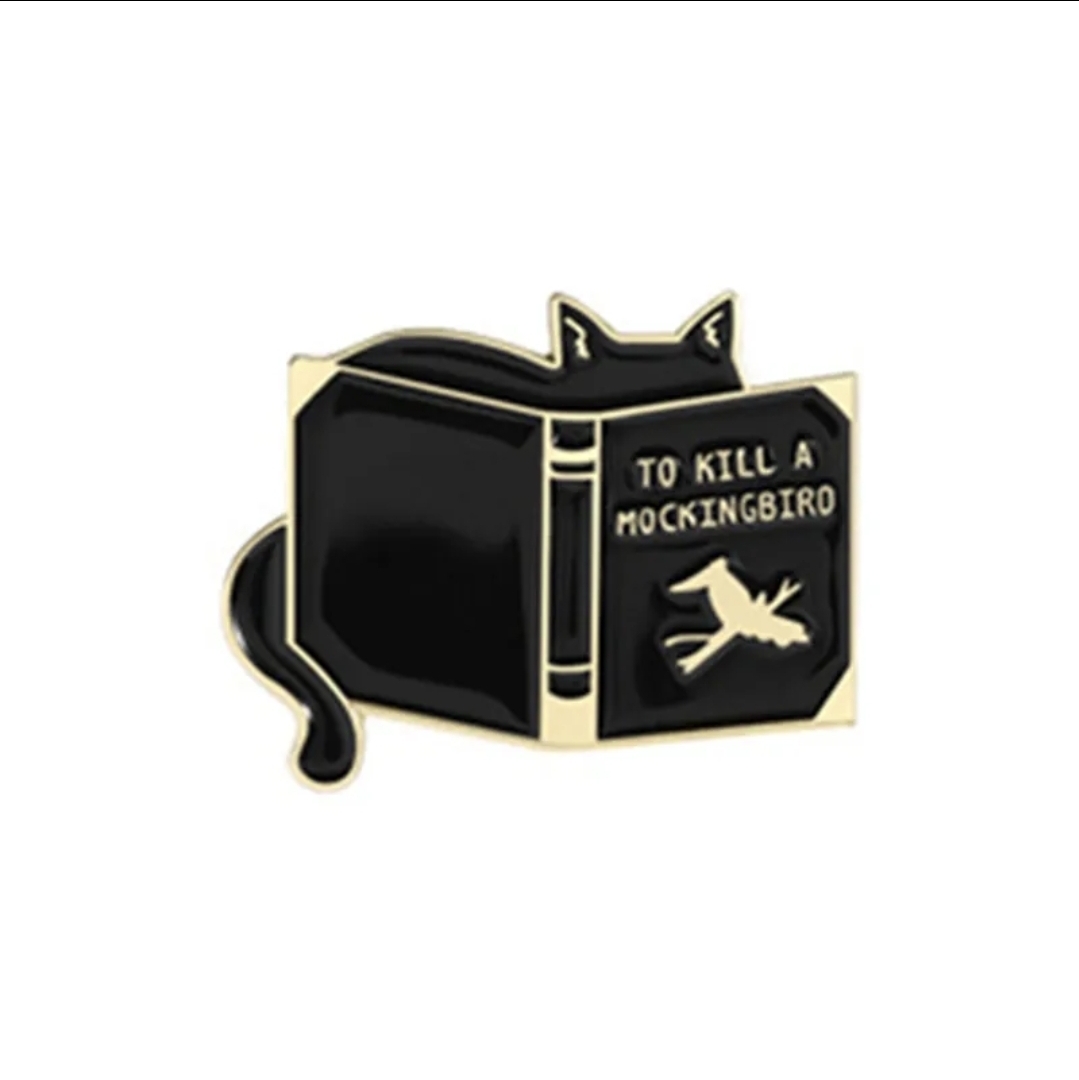 To Kill a Mockingbird Cat Pin