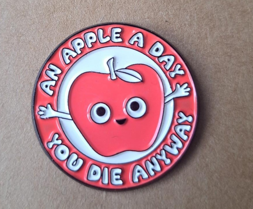 Apple A Day Pin