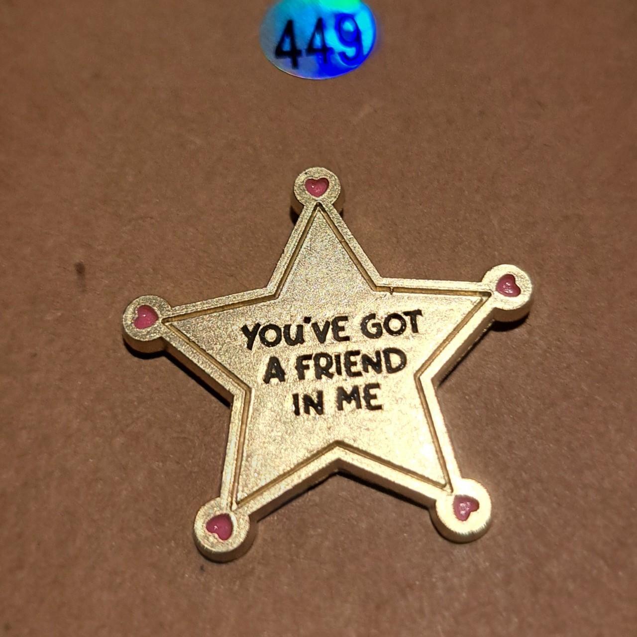 Woody's Sheriff Star Pin