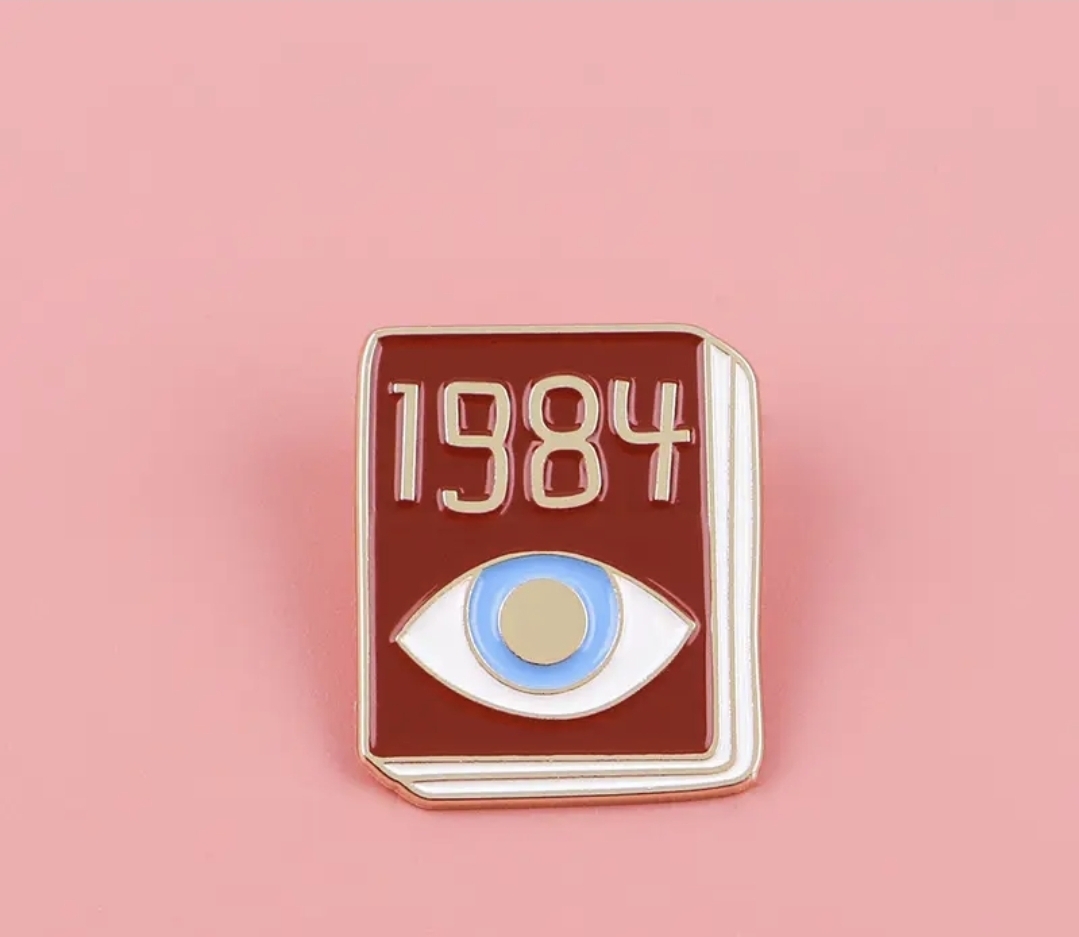 1984 Book Pin