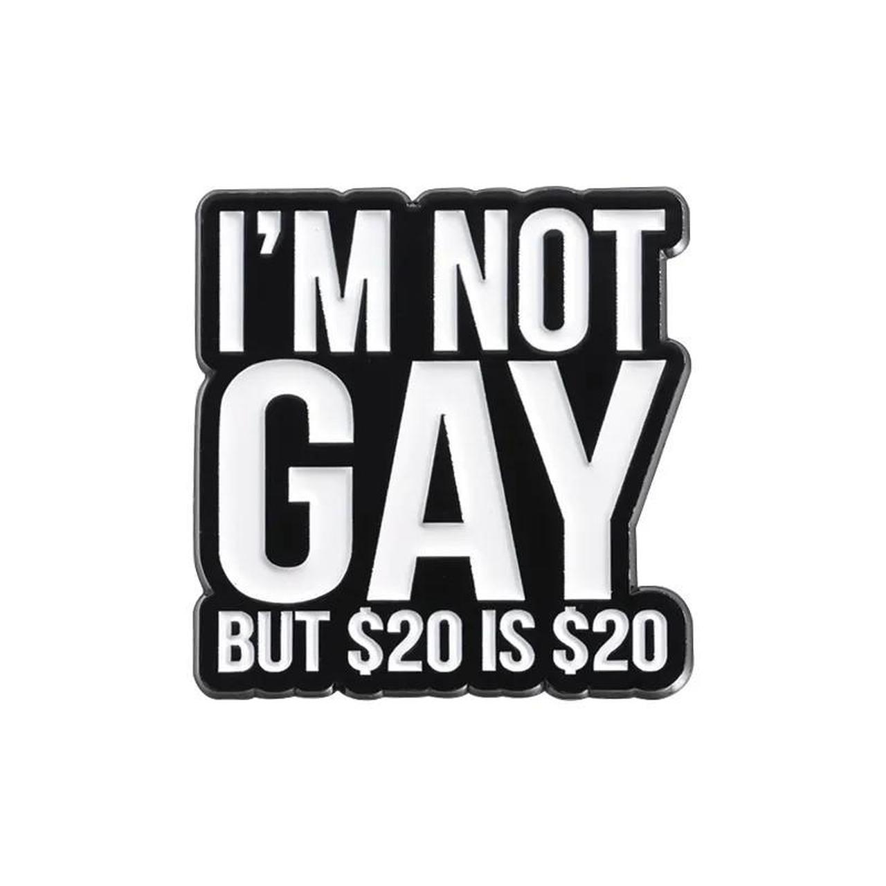 I'm Not Gay Pin