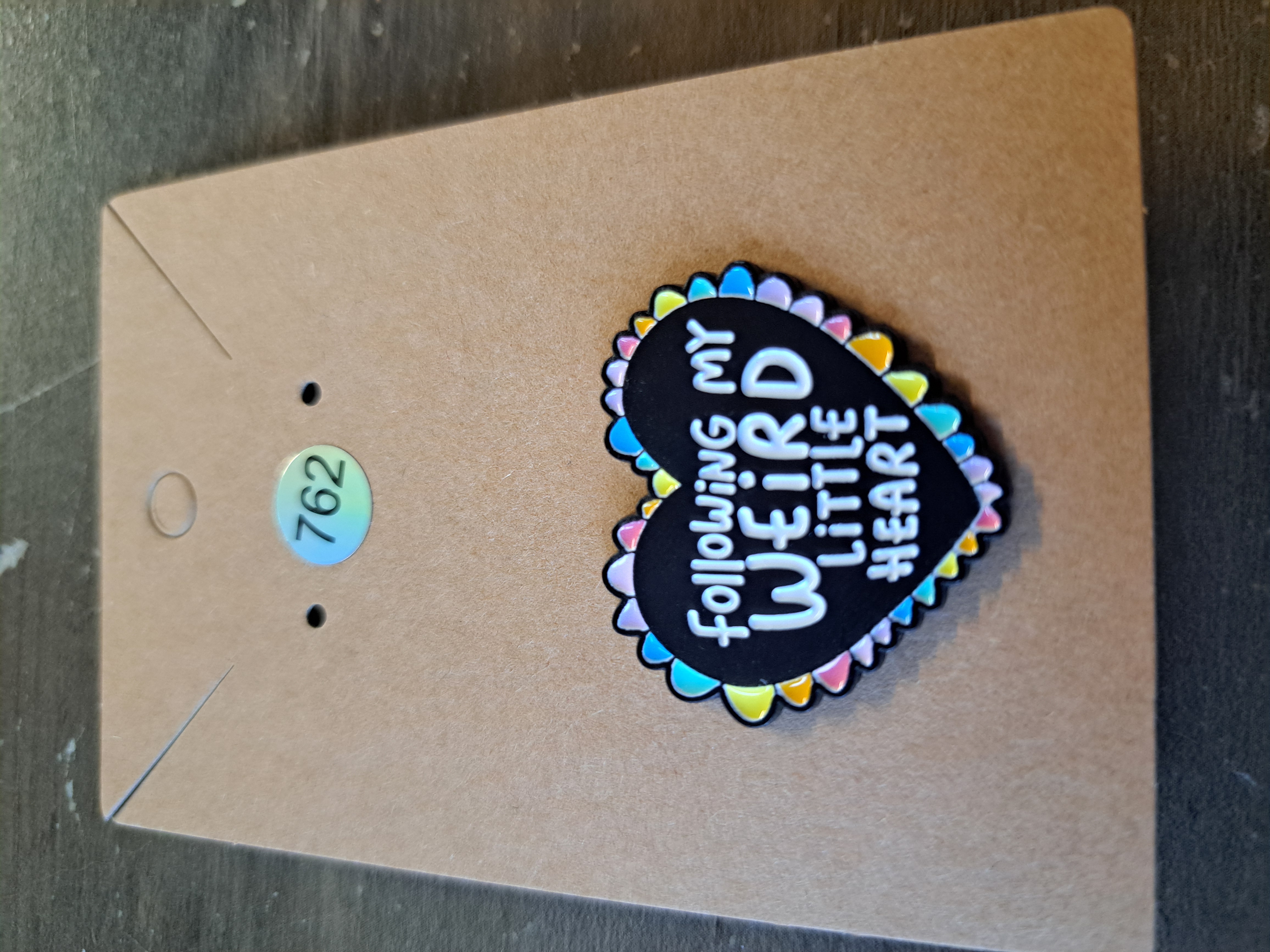 Weird Little Heart Pin