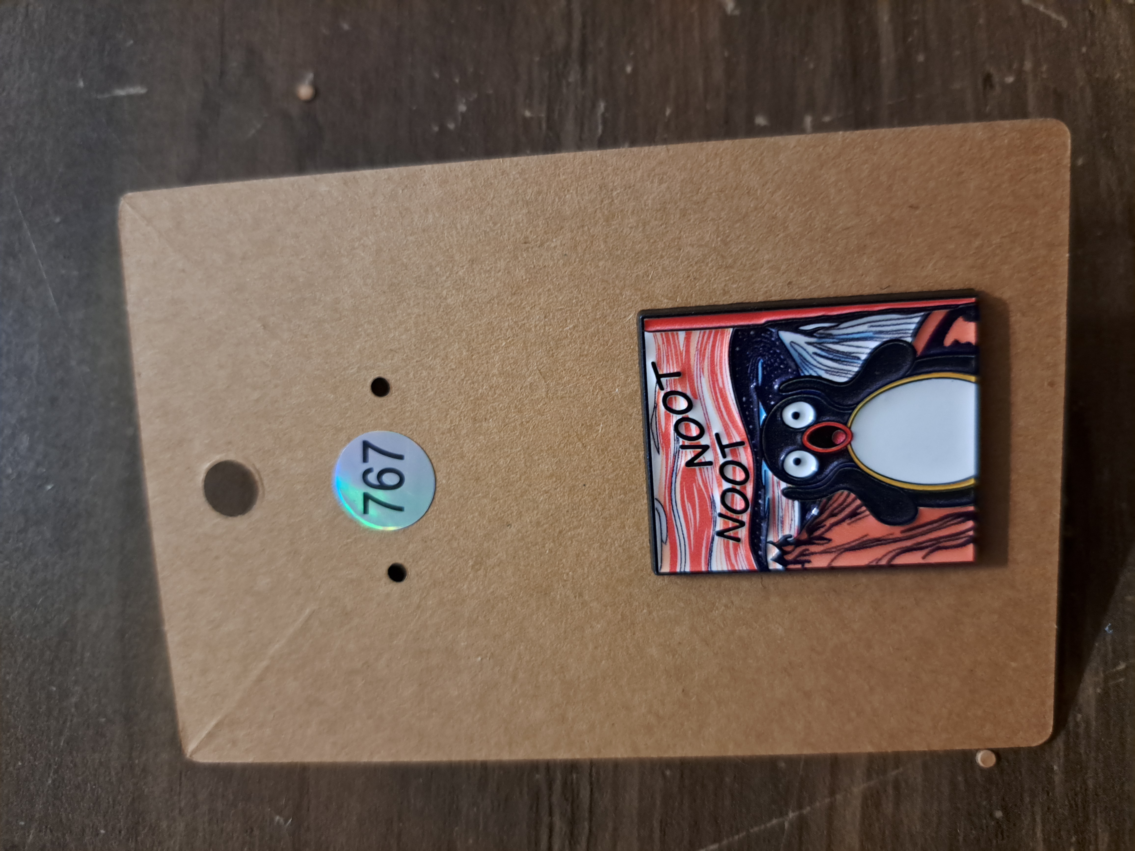 Pingu Scream Pin