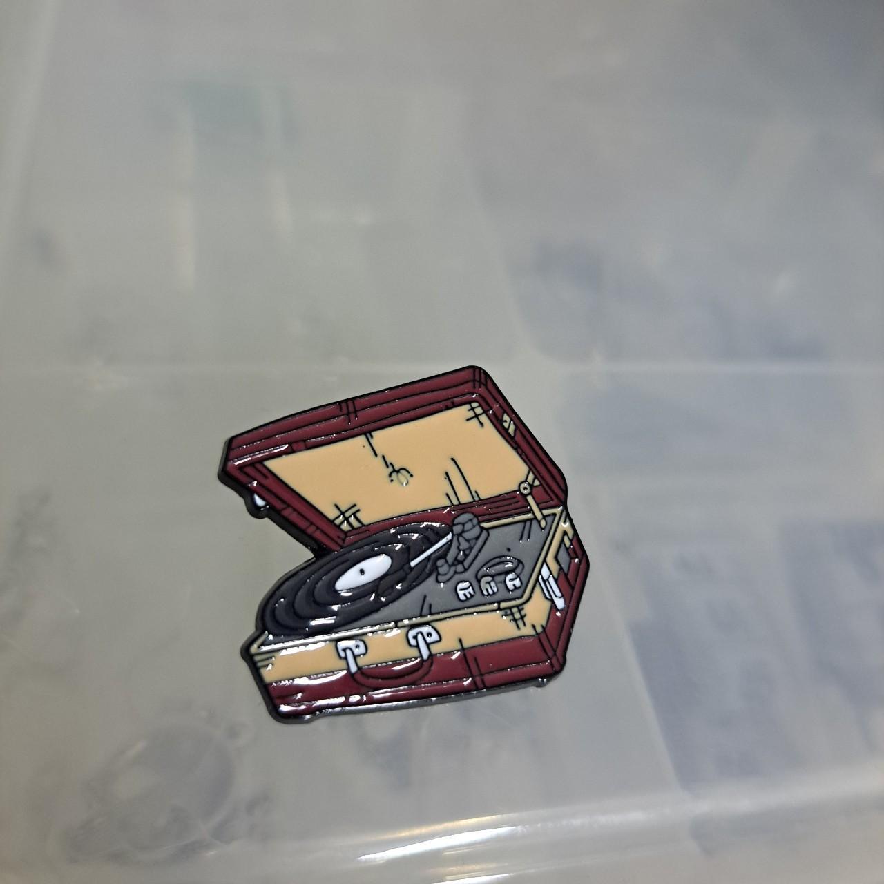 Retro Record Player Pin