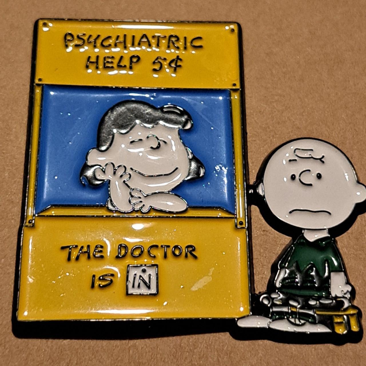 Peanuts Lucy Van Pelt Colour Pin