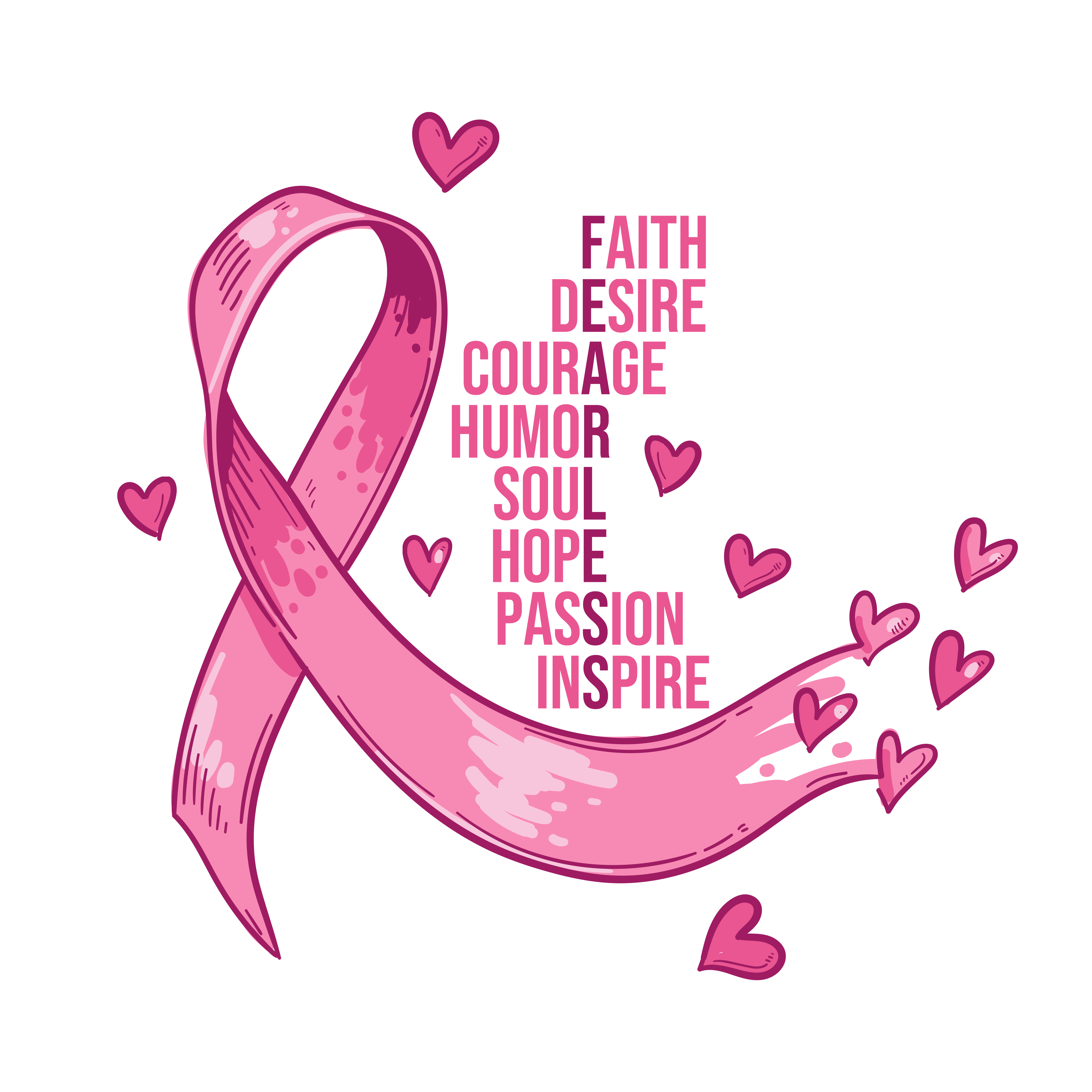 Tea Towels - Pink Charity Towels