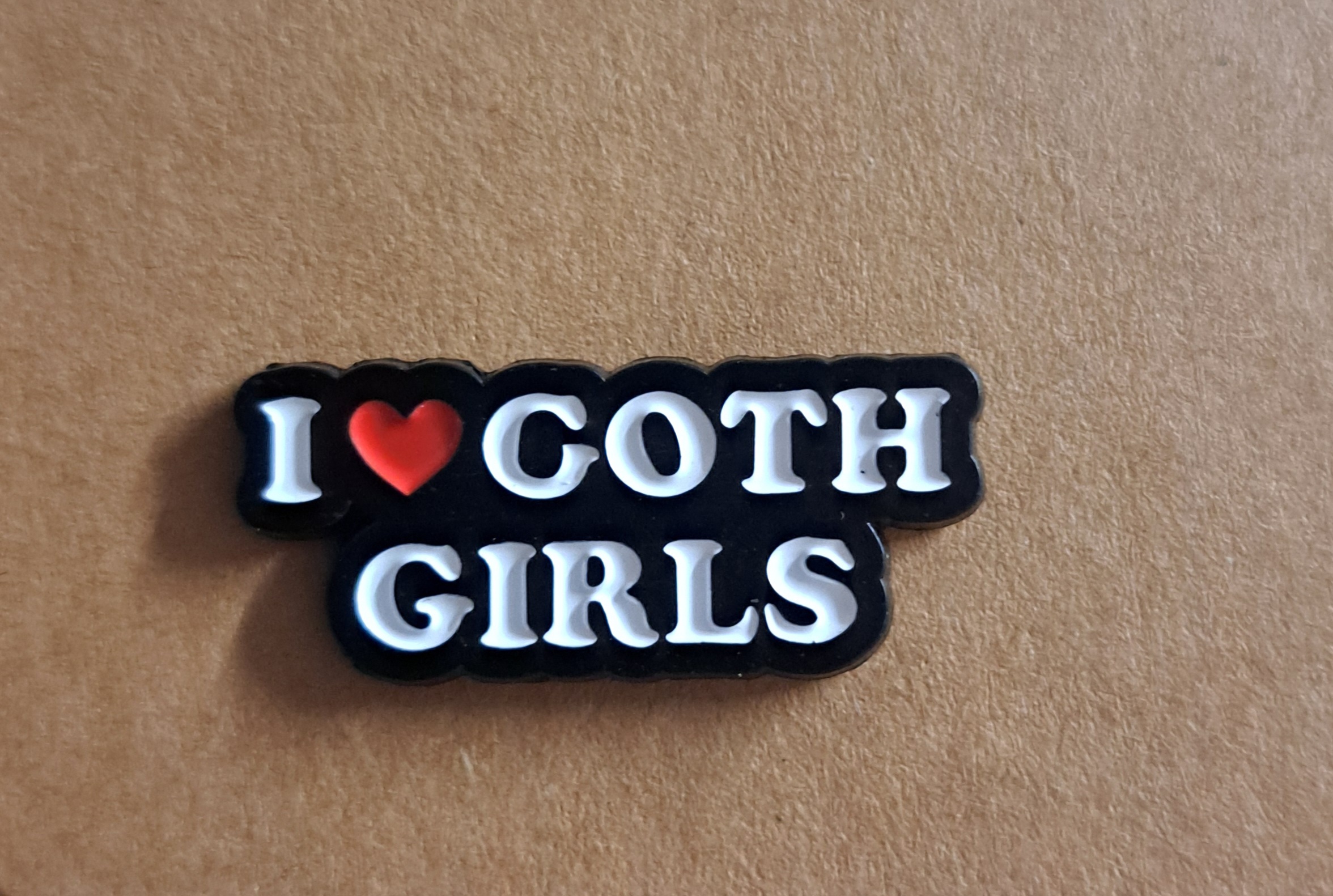 I Love Goth Girls Pin