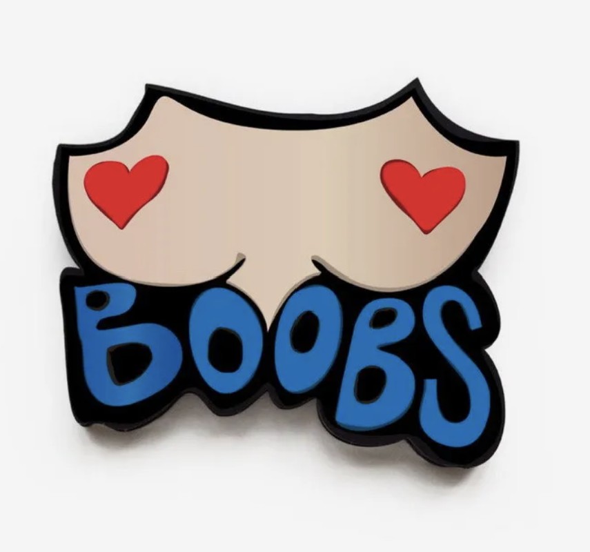 Boobs Enamel Pin