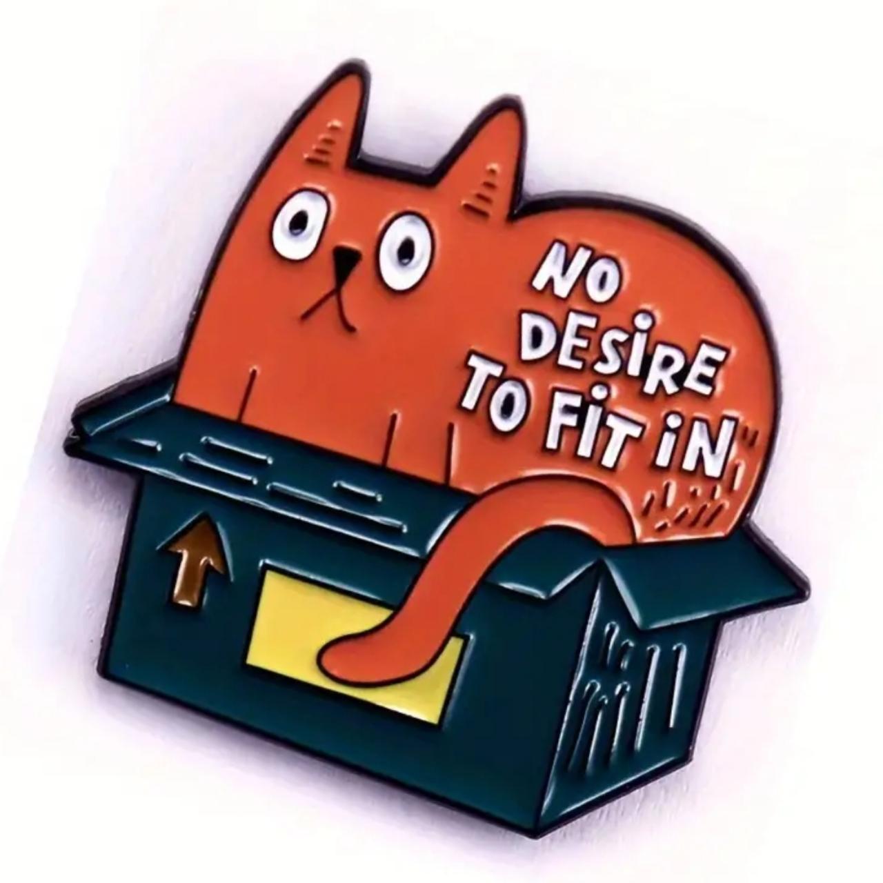 Cat In Box Pin