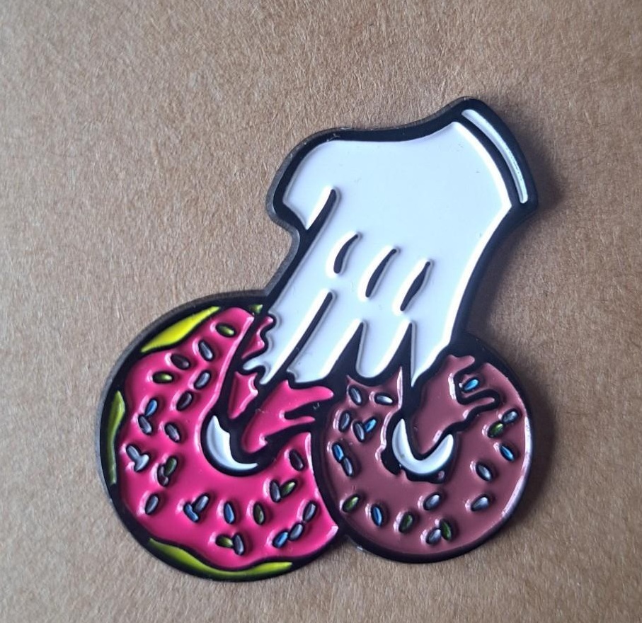 2 In The Pink Donut Pin