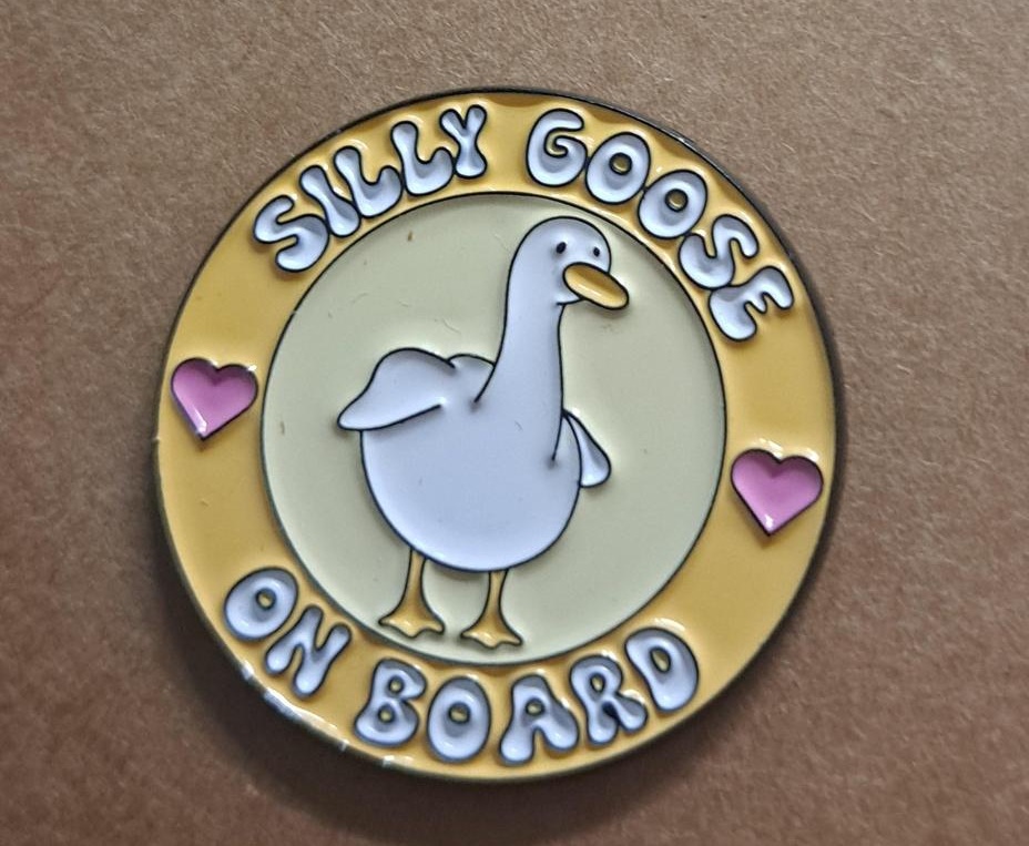 Silly Goose On Board Pin