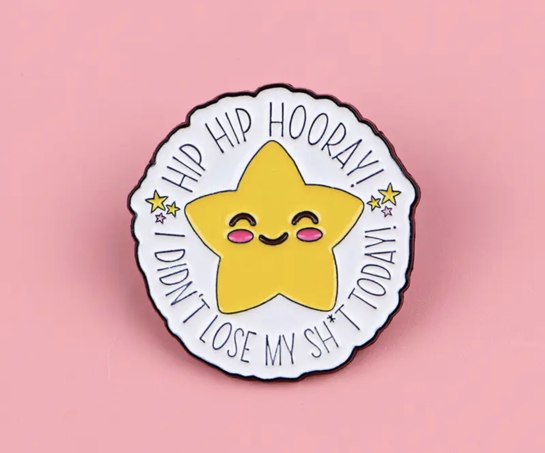 Motivational Star Pin
