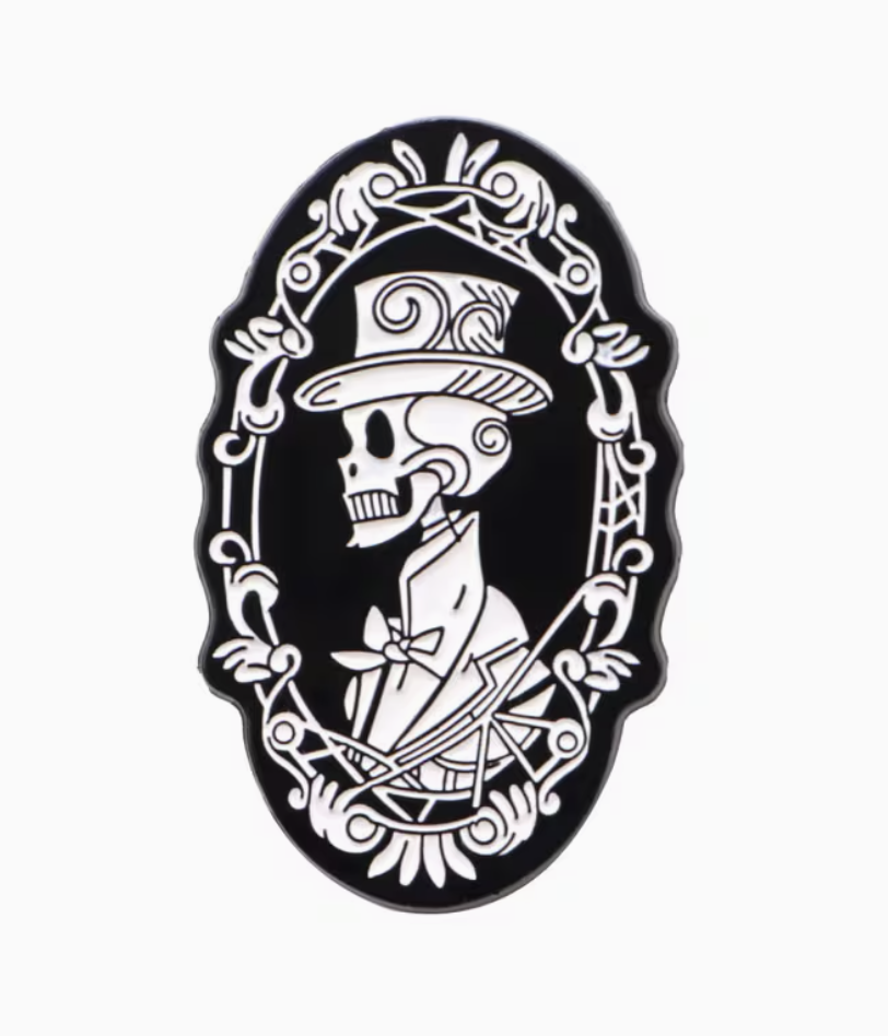 Skeleton Gentleman Pin