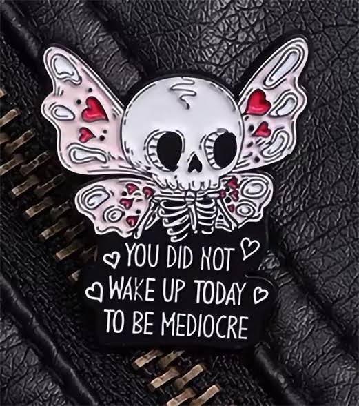 Butterfly Skeleton Pin