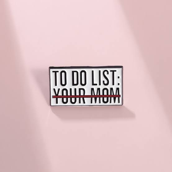 To Do List Pin