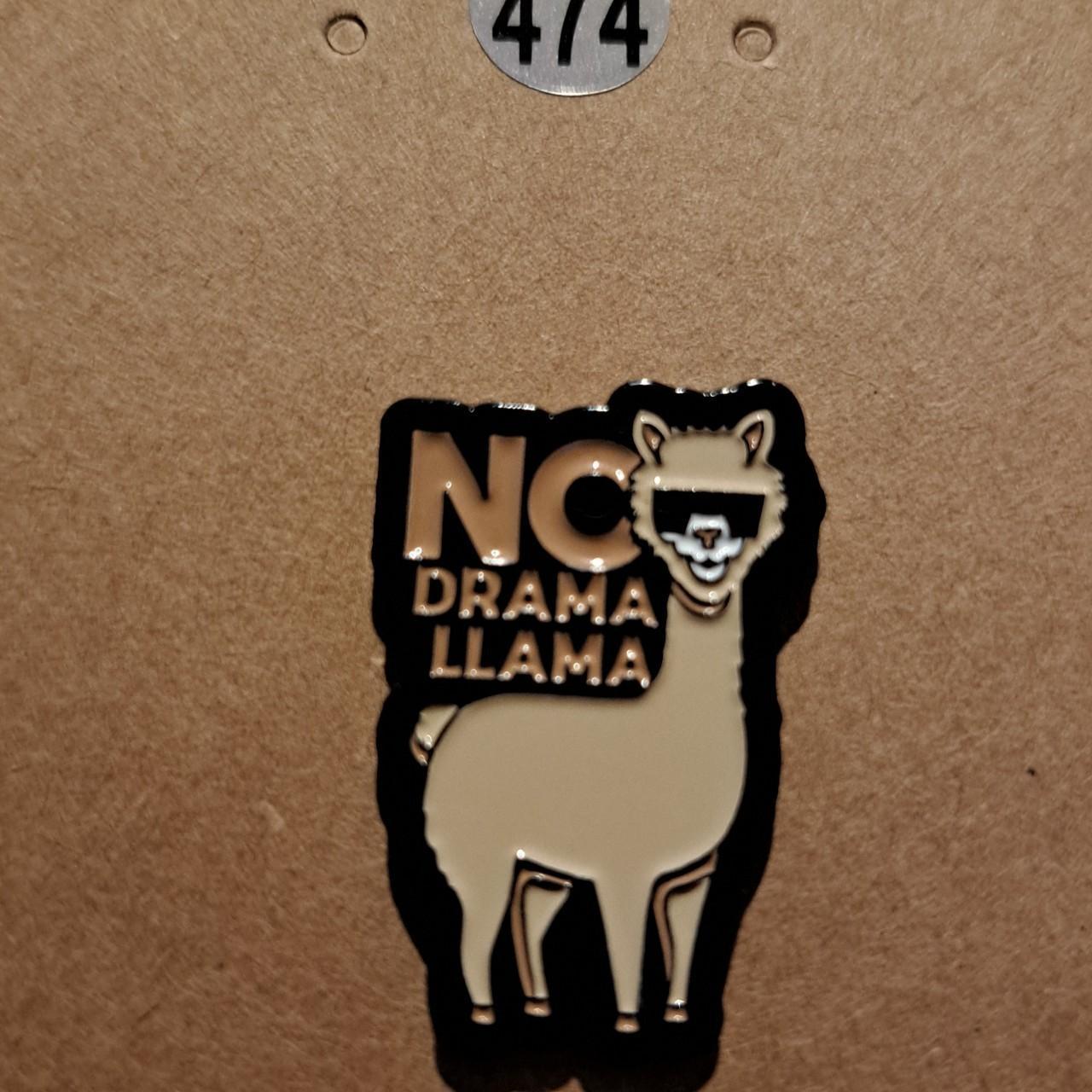 No Drama Llama Pin