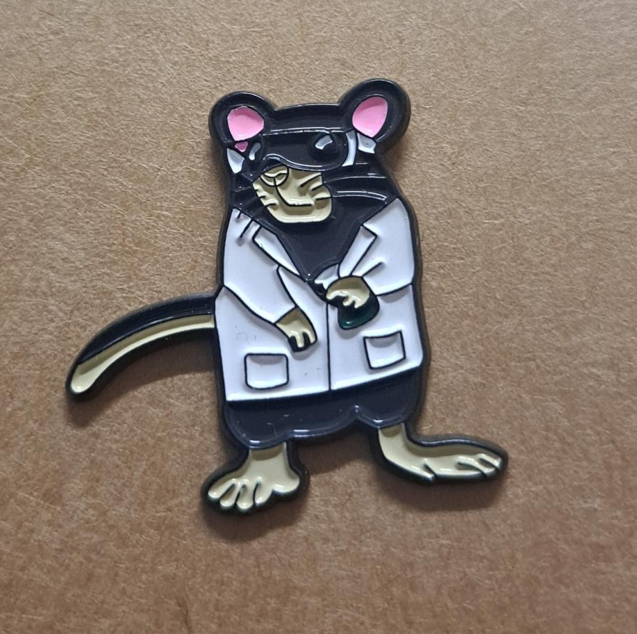 Lab Rat Pin
