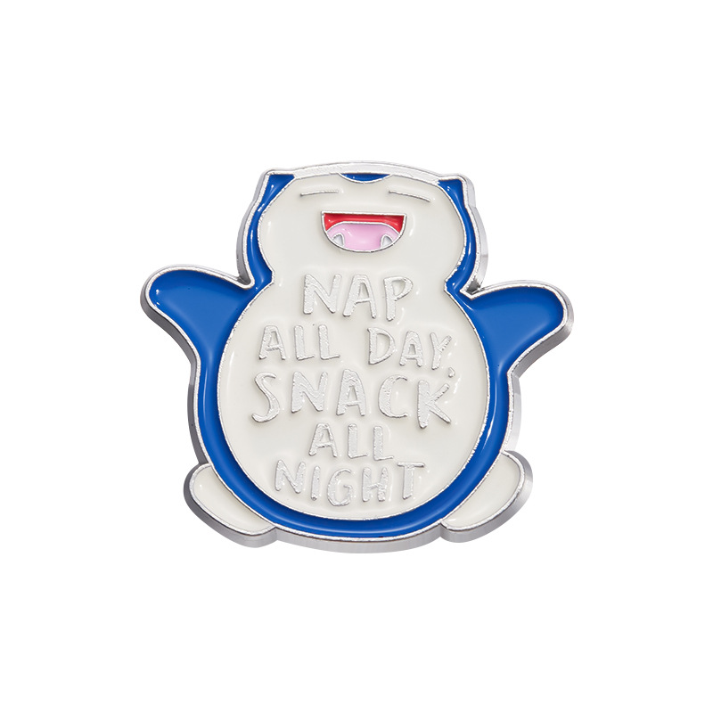 Nap & Snack Cat Pin
