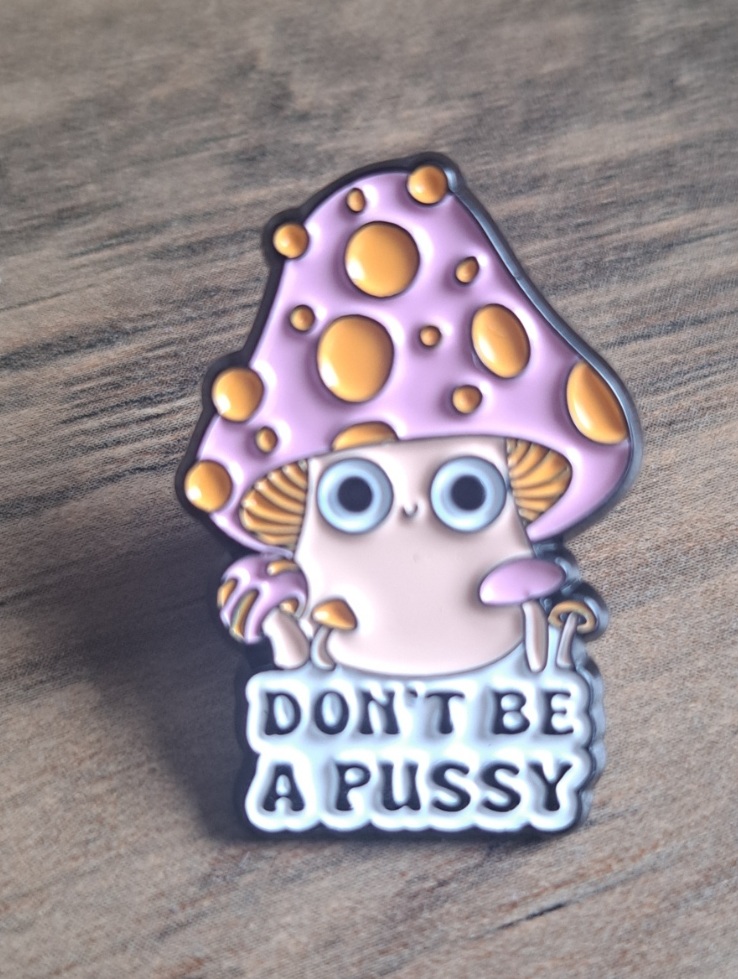 Rude Mushroom Pin