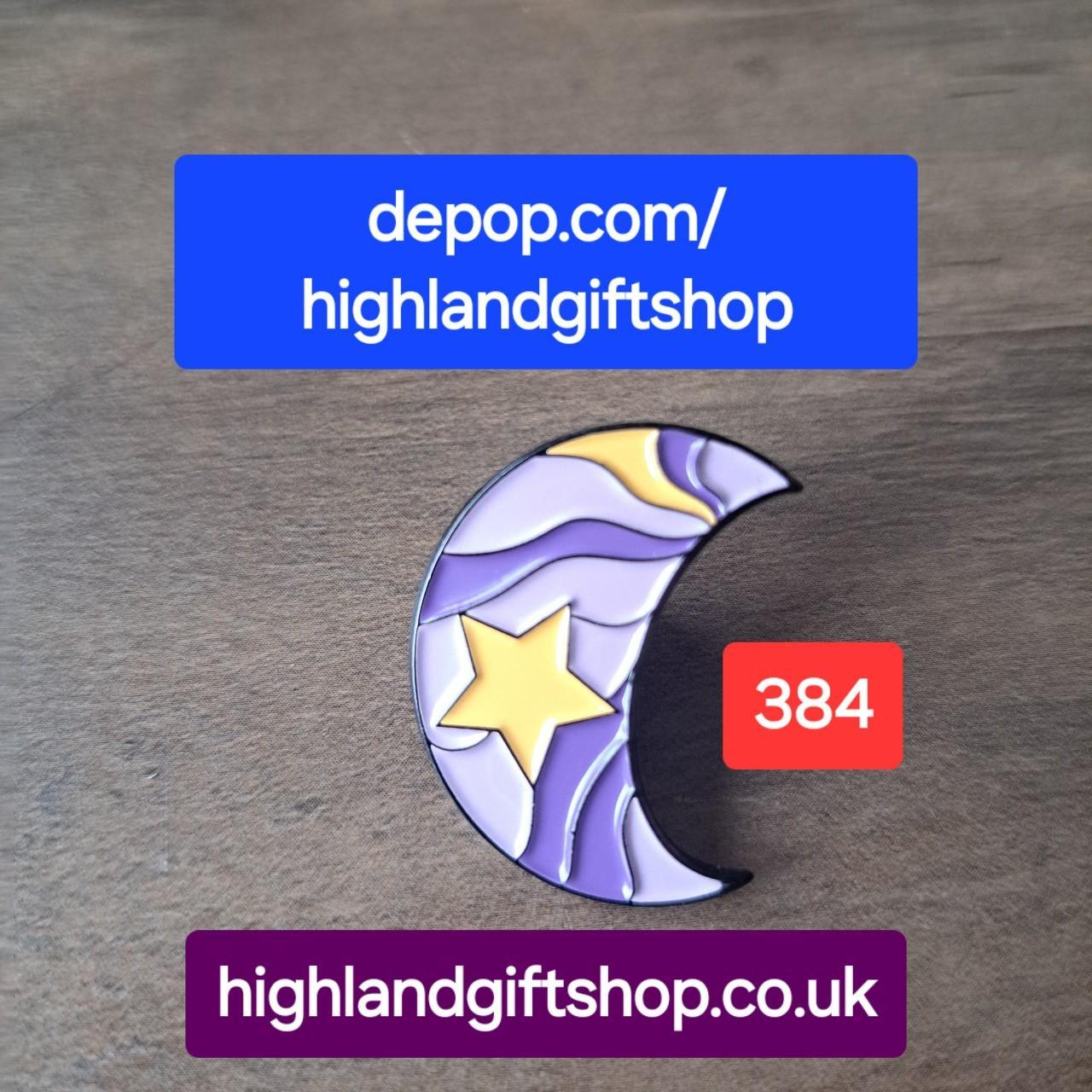 Enchanted Moon and Star Pin