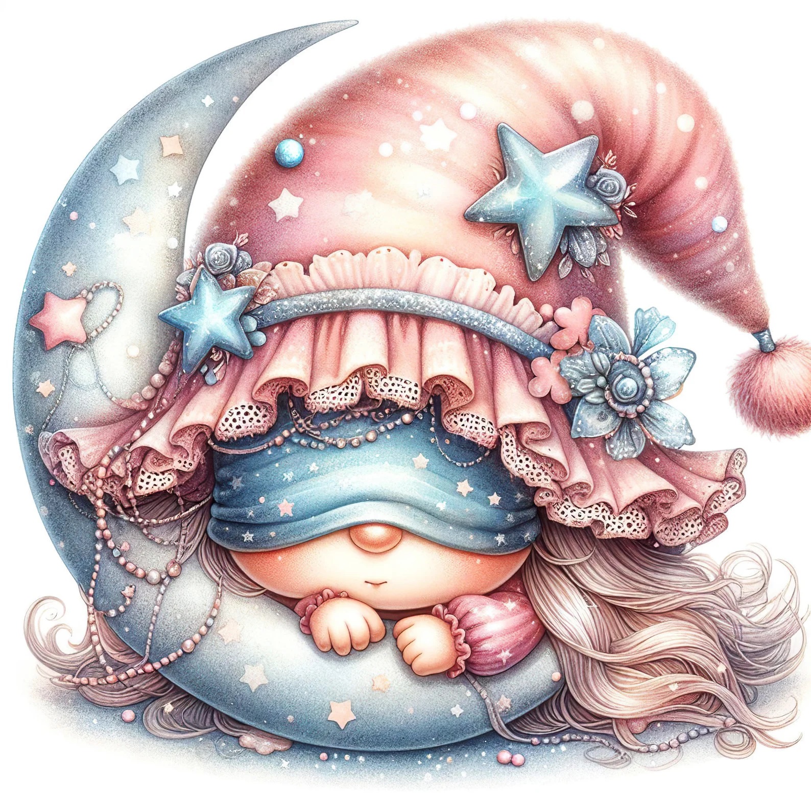 Tea Towels - Sleepy Gnomes