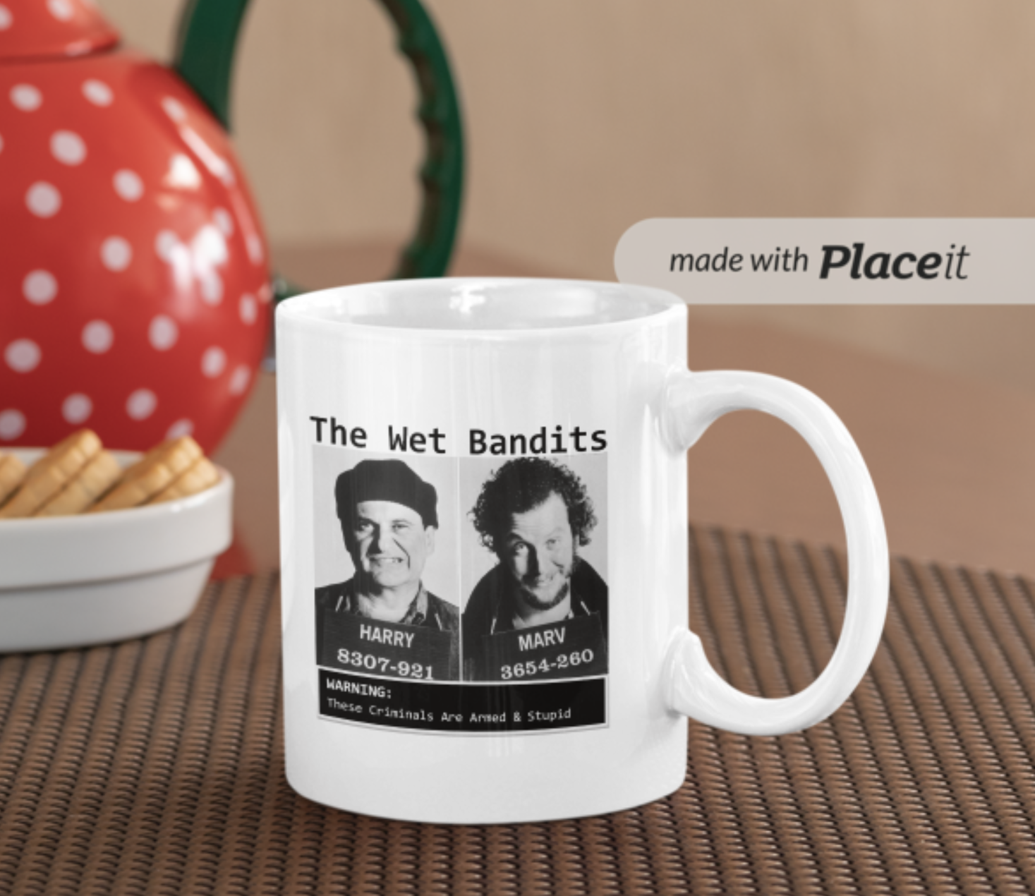 Wet Bandits Home Alone Mug
